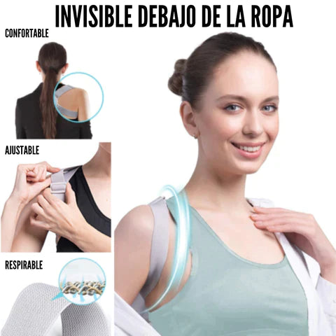 Corrector De Postura Inteligente Con Vibrador