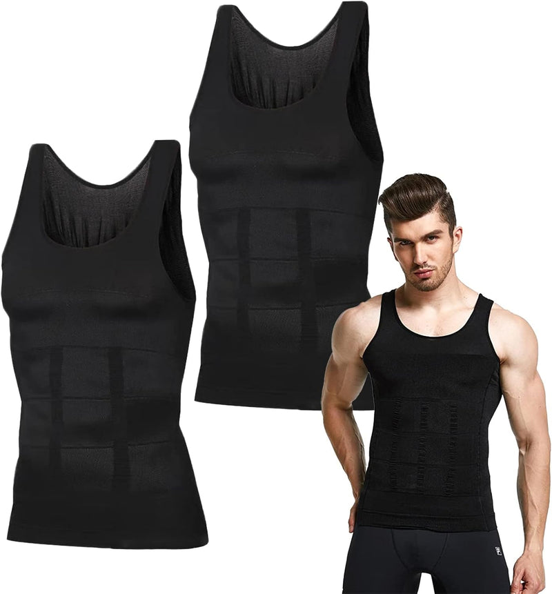 Camiseta Reductora para hombre de compresión suave